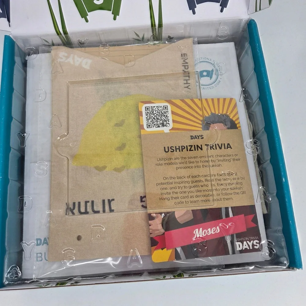 DAYS United Sukkot Box Traditions with a Twist Craft Activity Project New